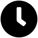 Clock (Solid) Free Open-Source SVG Icon