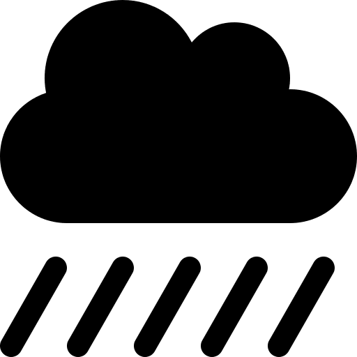 Heavy Cloud Showers (Solid) Free Open-Source SVG Icon (Font Awesome 5 Solid)