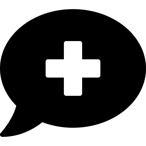 Medical Comment Bubble (Solid) Free Open-Source SVG Icon (Font Awesome 5 Solid)