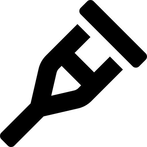 Crutch (Solid) Free Open-Source SVG Icon (Font Awesome 5 Solid)