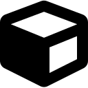 3D Cube Shape (Solid) Free Open-Source SVG Icon