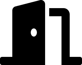 Open Door (Solid) Free Open-Source SVG Icon (Font Awesome 5 Solid)