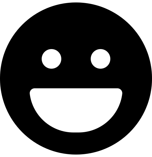 Laughing Face Emoji (Solid) Free Open-Source SVG Icon (Font Awesome 5 Solid)