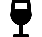 Alternative Wine Glass (Solid) Free Open-Source SVG Icon