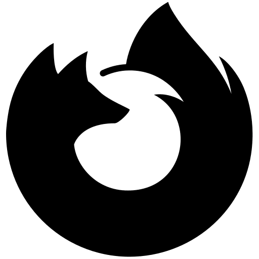 Firefox Web Browser Free Open-Source SVG Icon (Font Awesome Brands)