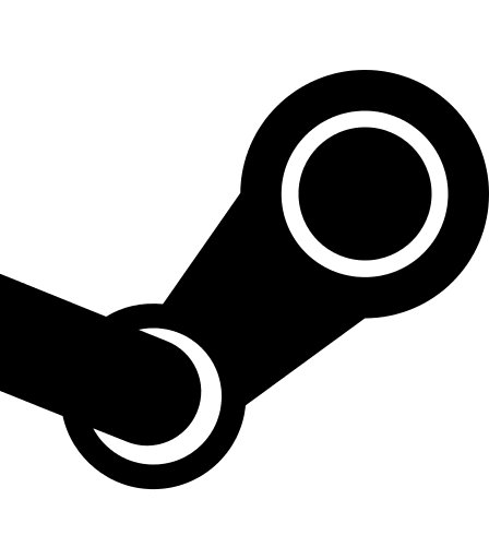 Steam Gaming Platform Symbol Free Open-Source SVG Icon (Font Awesome Brands)