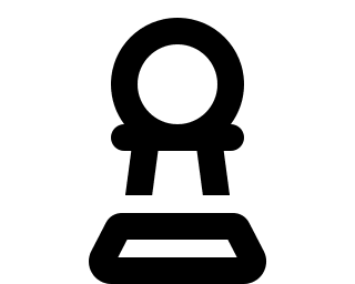 Chess Pawn Piece Free Open-Source SVG Icon (Font Awesome Regular)