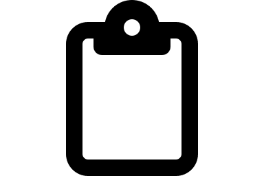 Clipboard Document (Regular) Free Open-Source SVG Icon (Font Awesome Regular)