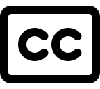 Closed Captioning Display Free Open-Source SVG Icon