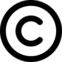 Copyright Symbol Free Open-Source SVG Icon