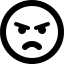 Angry Face (Regular) Free Open-Source SVG Icon