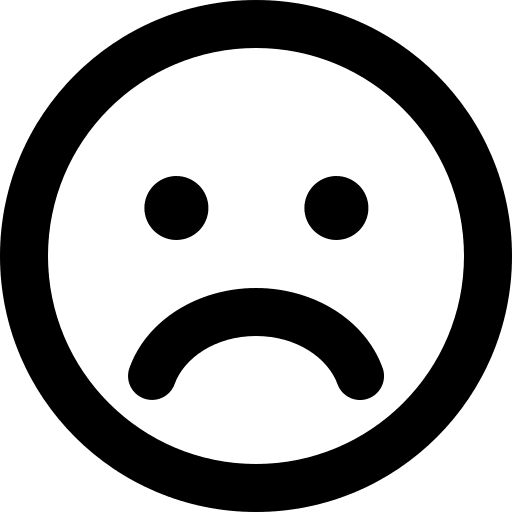 Frowning Face (Regular) Free Open-Source SVG Icon (Font Awesome Regular)