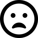 Open Frown Face (Regular) Free Open-Source SVG Icon