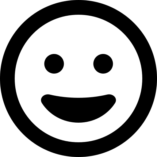 Grinning Face (Regular) Free Open-Source SVG Icon (Font Awesome Regular)