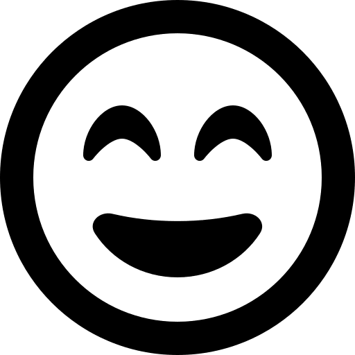 Grinning Beam Face (Regular) Free Open-Source SVG Icon (Font Awesome Regular)