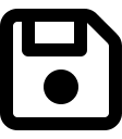 Floppy Disk (Regular) Free Open-Source SVG Icon