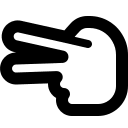 Hand Scissors (Regular) Free Open-Source SVG Icon