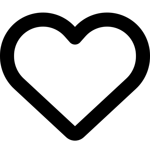 Heart Shape Symbol Free Open-Source SVG Icon (Font Awesome Regular)