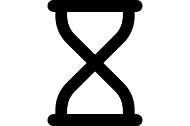 Hourglass Timer Free Open-Source SVG Icon (Font Awesome Regular)