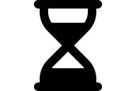 Half Full Hourglass (Regular) Free Open-Source SVG Icon