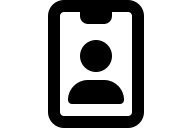 ID Badge (Regular) Free Open-Source SVG Icon