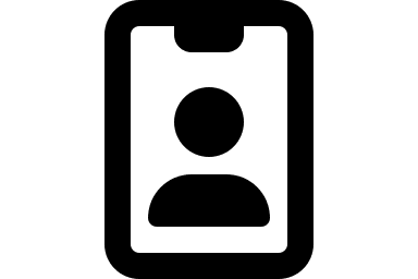 ID Badge (Regular) Free Open-Source SVG Icon (Font Awesome Regular)