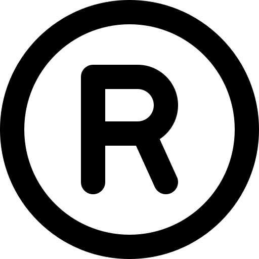 Registered Trademark Symbol Free Open-Source SVG Icon (Font Awesome Regular)