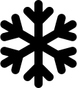 Snowflake Symbol (Regular) Free Open-Source SVG Icon