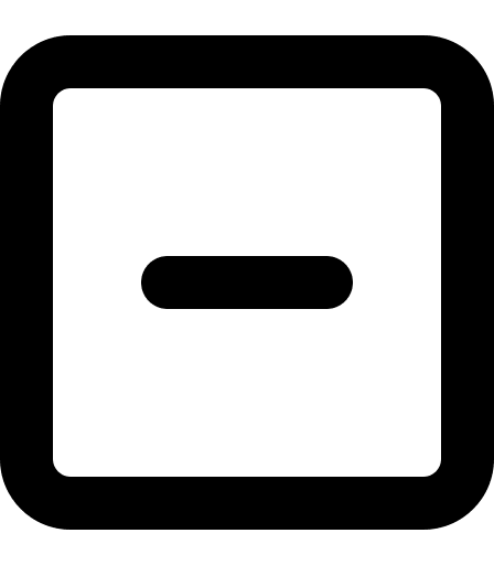 Square Minus Symbol (Regular) Free Open-Source SVG Icon (Font Awesome Regular)