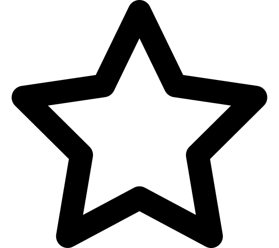 Star Symbol (Regular) Free Open-Source SVG Icon (Font Awesome Regular)