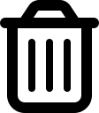 Trash Can (Regular) Free Open-Source SVG Icon