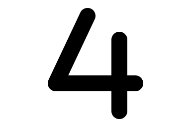 4 Number (Solid) Free Open-Source SVG Icon (Font Awesome Solid)