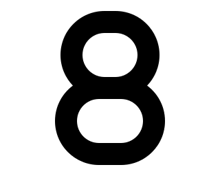 8 Number (Solid) Free Open-Source SVG Icon (Font Awesome Solid)