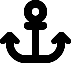 Anchor Symbol (Solid) Free Open-Source SVG Icon