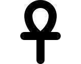 Ankh Symbol (Solid) Free Open-Source SVG Icon