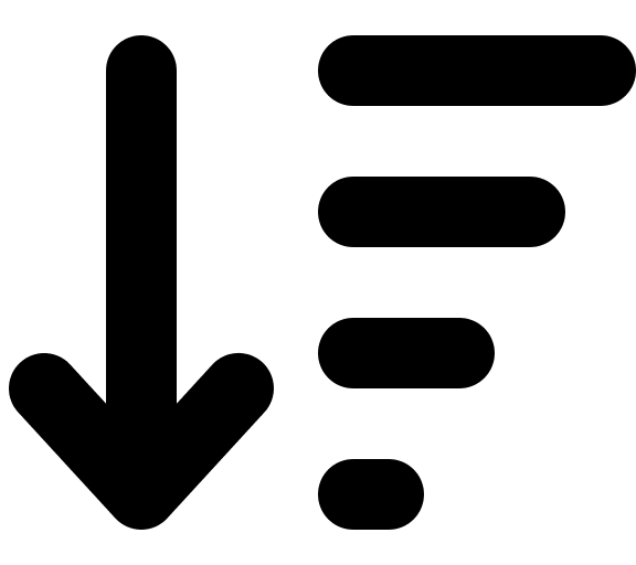 Wide Short Downward Arrow (Solid) Free Open-Source SVG Icon (Font Awesome Solid)