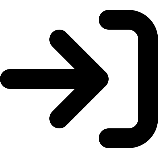 Arrow Right to Bracket (Solid) Free Open-Source SVG Icon (Font Awesome Solid)