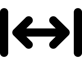 Horizontal Arrows Between Lines (Solid) Free Open-Source SVG Icon (Font Awesome Solid)