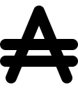 Austral Sign Free Open-Source SVG Icon