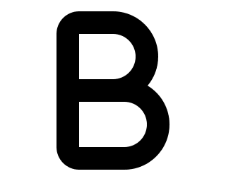 B Letter (Solid) Free Open-Source SVG Icon (Font Awesome Solid)