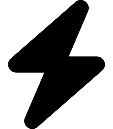 Lightning Bolt Symbol (Solid) Free Open-Source SVG Icon (Font Awesome Solid)