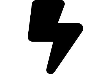 Lightning Bolt (Solid) Free Open-Source SVG Icon (Font Awesome Solid)