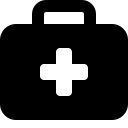 Medical Briefcase (Solid) Free Open-Source SVG Icon