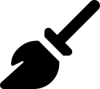 Broom Cleaning Tool (Solid) Free Open-Source SVG Icon