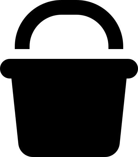 Bucket (Solid) Free Open-Source SVG Icon (Font Awesome Solid)