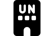 United Nations Building (Solid) Free Open-Source SVG Icon