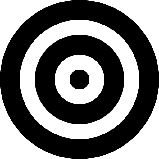 Bullseye Target (Solid) Free Open-Source SVG Icon (Font Awesome Solid)