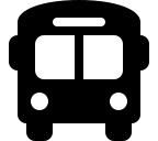 Bus Transportation Vehicle (Solid) Free Open-Source SVG Icon