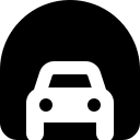 Car Tunnel (Solid) Free Open-Source SVG Icon