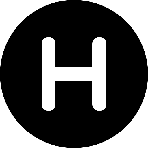 Circle H Symbol (Solid) Free Open-Source SVG Icon (Font Awesome Solid)